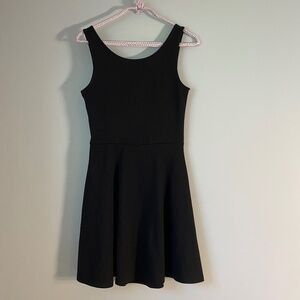 Black mini dress
